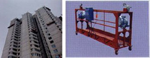 吊籃作業(yè)圖 濟南建材行業(yè)的安全與應用探析